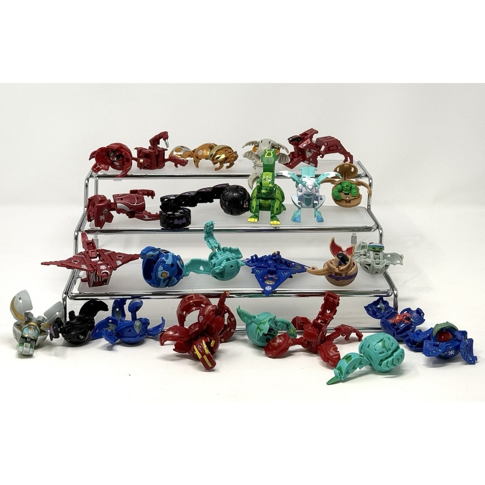 Lot 25 Bakugan Battle Brawlers Action Figures Mixed Collection Read Description